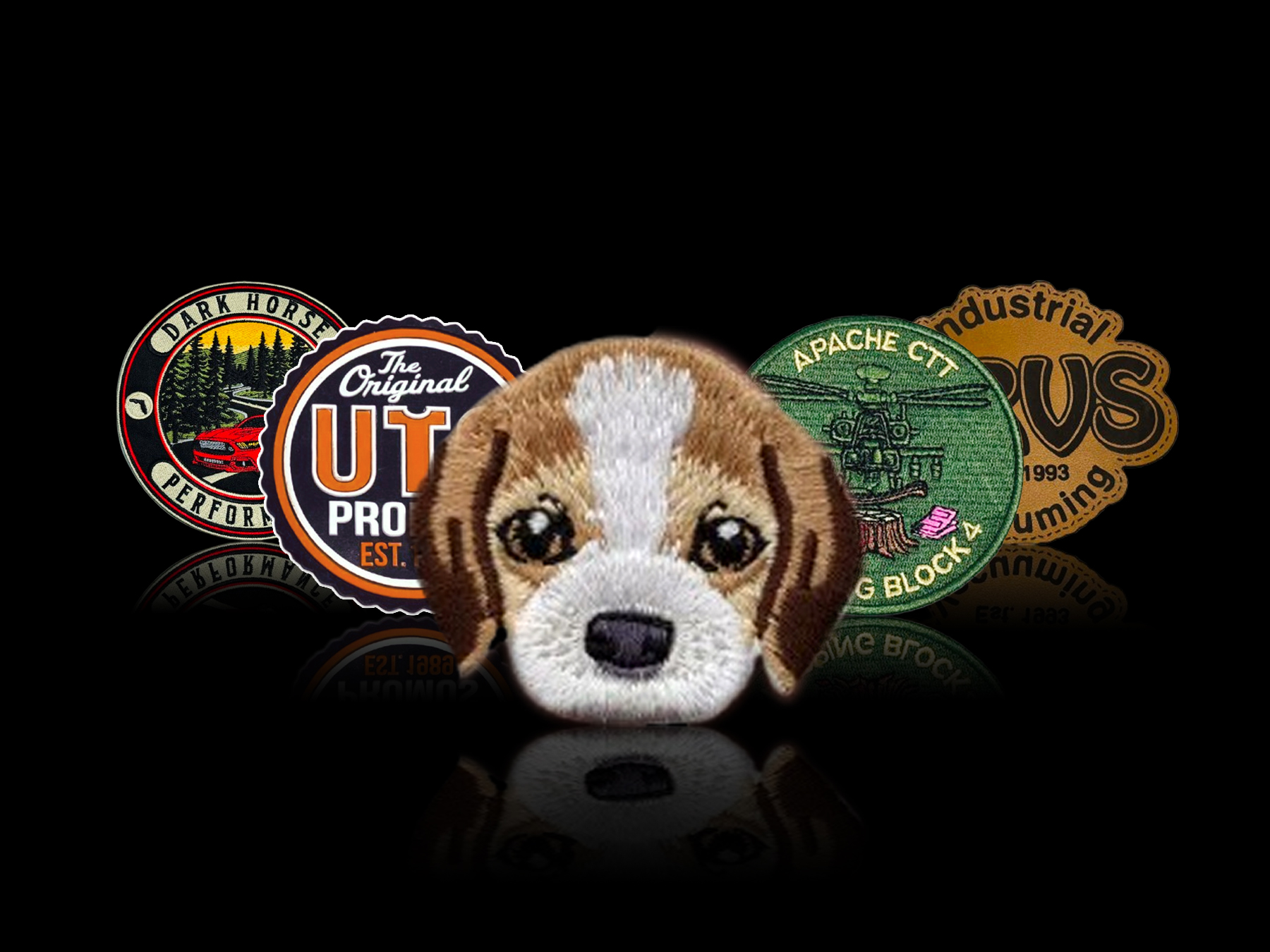 Custom QualityBadges embroidery patches showcase